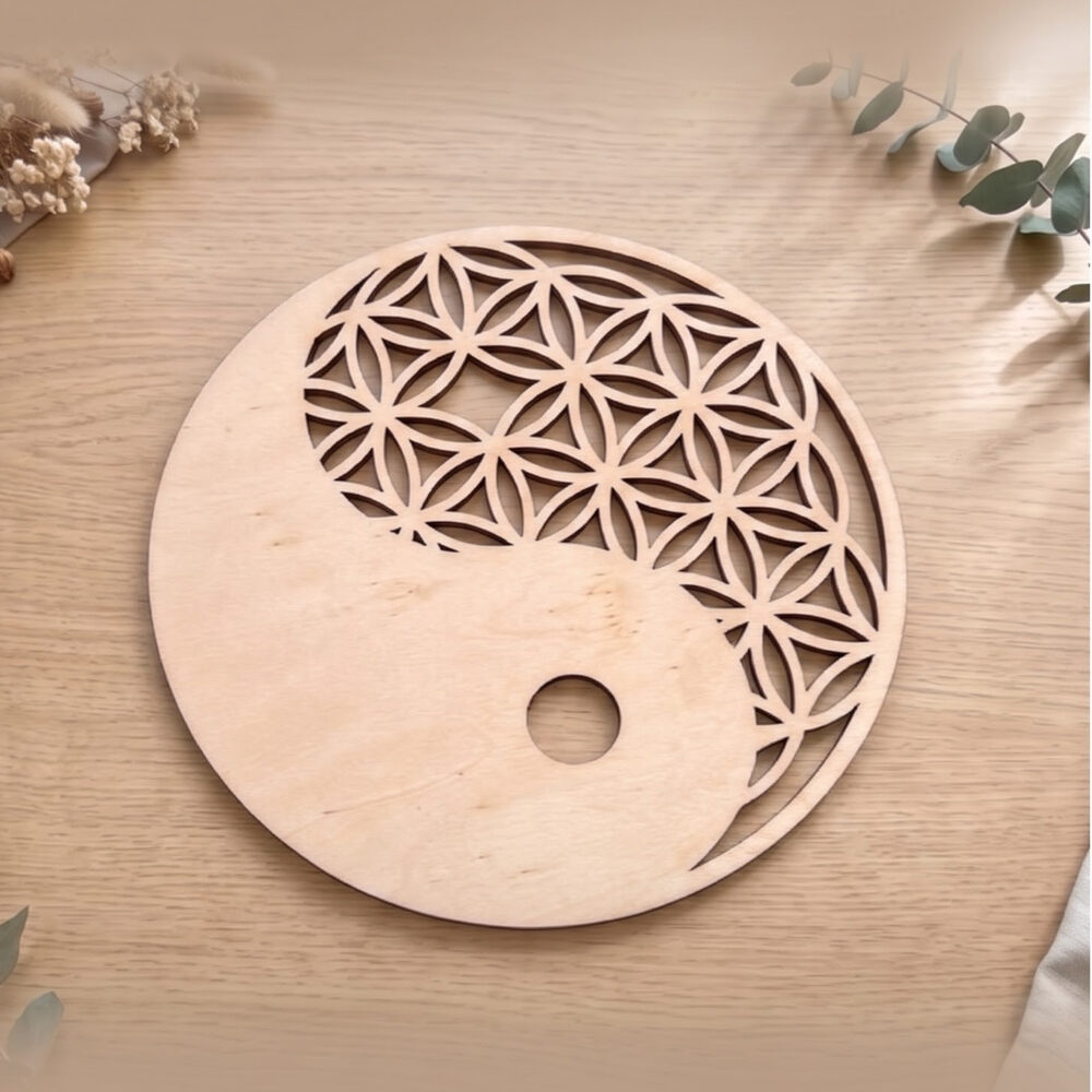 Bierdeckel mit Yin-Yang